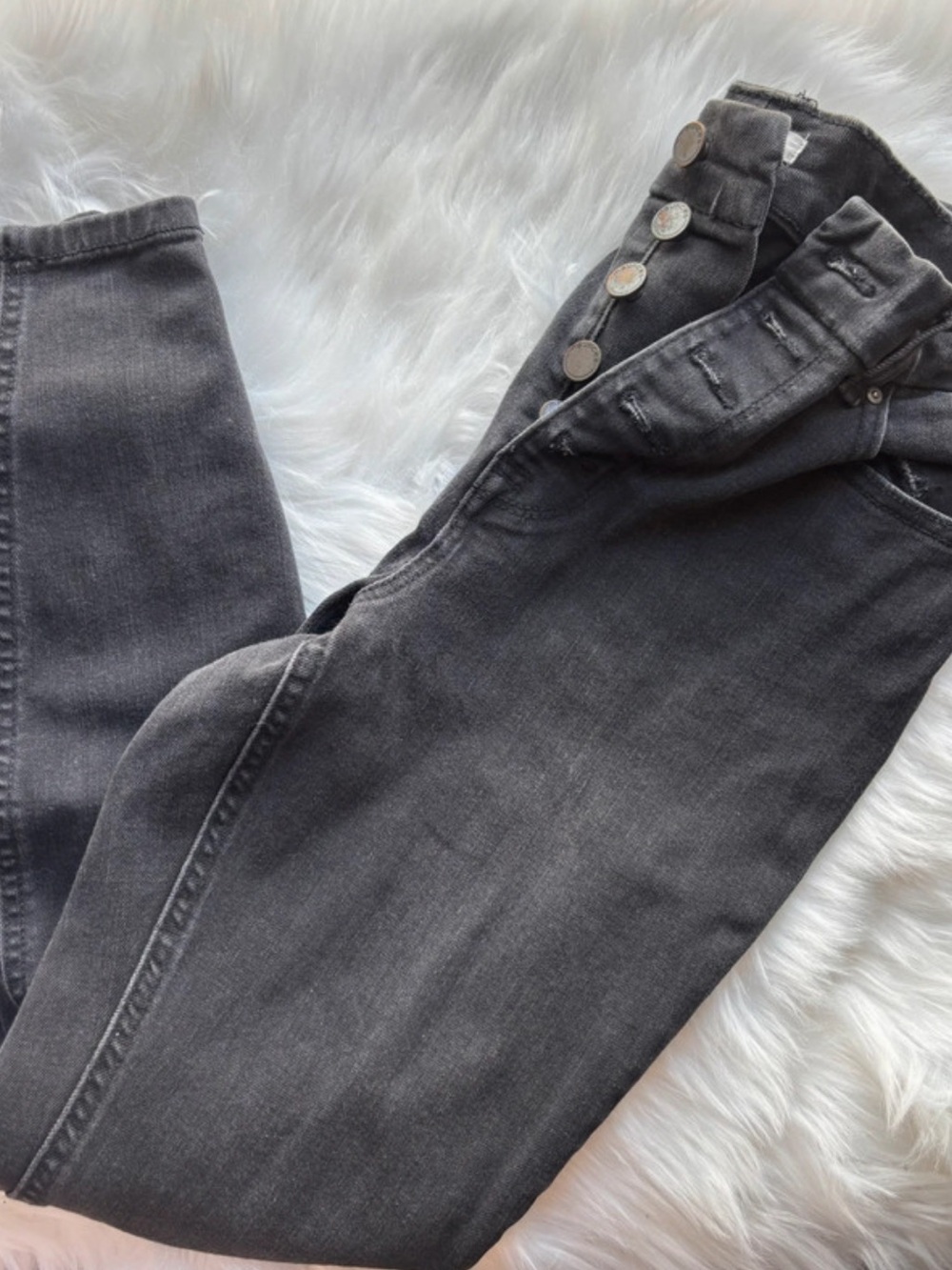 High-Rise Women’s Button-Fly Jeans